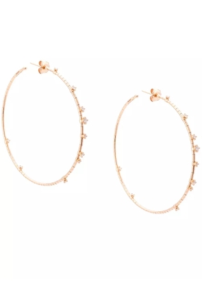 Mattia Cielo embellished hoop earrings - Gold
