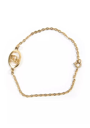 Christian Dior Pre-Owned 1990s CD chain bracelet - Gold