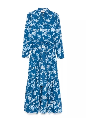 MC2 Saint Barth cotton maxi dress - Blue