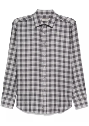 Canali checked shirt - Grey