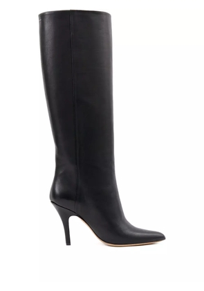 MM6 Maison Margiela leather knee-high boots - Black