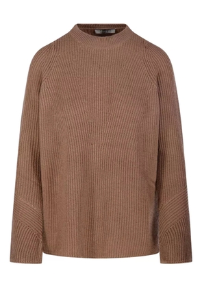 'S Max Mara ribbed-knit sweater - Brown