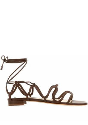 Manolo Blahnik Fawda sandals - Brown