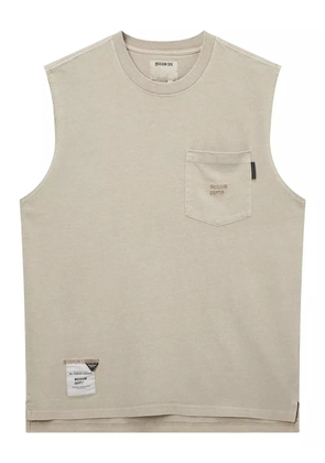 Musium Div. sleeveless pocket T-shirt - Neutrals