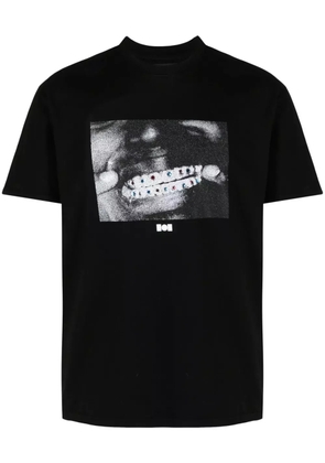 Nahmias graphic-print cotton T-shirt - Black