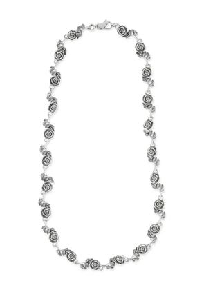 Emanuele Bicocchi multi-roses necklace - Silver