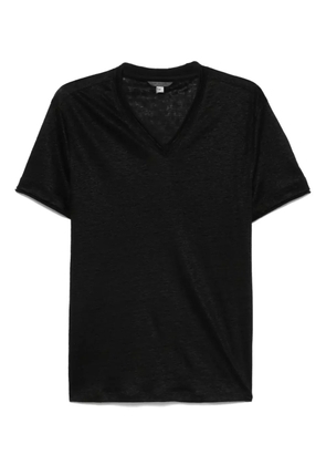 John Varvatos linen t-shirt - Black