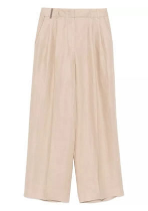 Peserico pleated trousers - Neutrals