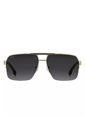 BOSS square-frame sunglasses - Gold