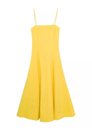 Simkhai Marisol sleeveless flared dress - Yellow