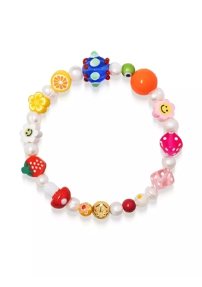 Nialaya Jewelry Berry Pearl bracelet - Gold