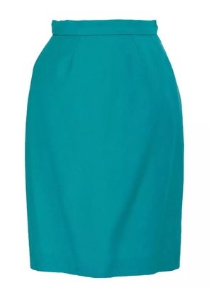 Vintage Pre-Owned embroidered wool suit - Green