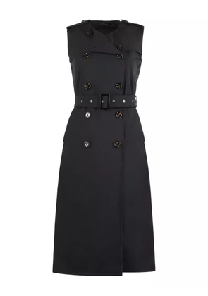 Moorer Aurelia trench coat - Black