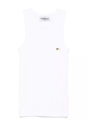 Fiorucci Angel Patch tank top - White