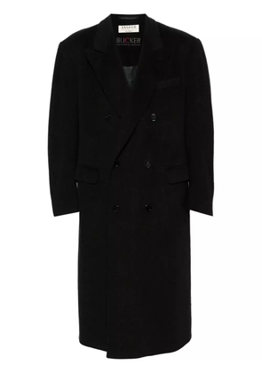 A.N.G.E.L.O. Vintage Cult 1990s peak lapels double-breasted cashmere coat - Black