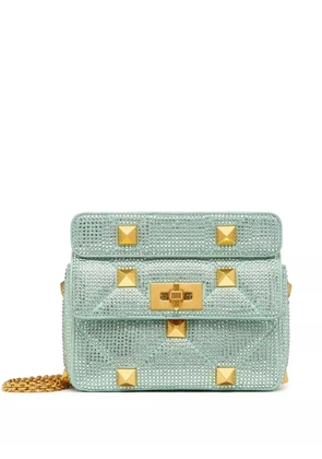 Valentino Garavani small Roman Stud embellished shoulder bag - Green
