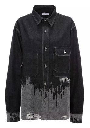 JW Anderson studded denim shirt - Grey