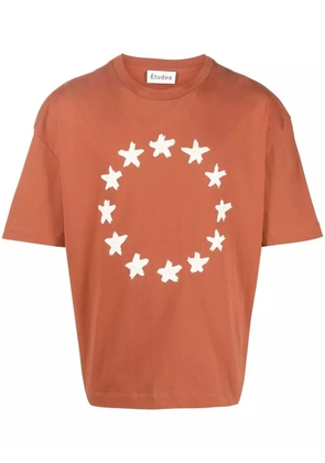 Études Studio Spirit Painted Stars T-shirt - Brown