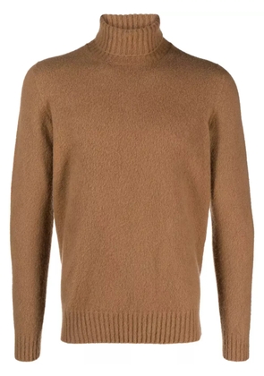 Drumohr roll-neck lambs wool jumper - Neutrals