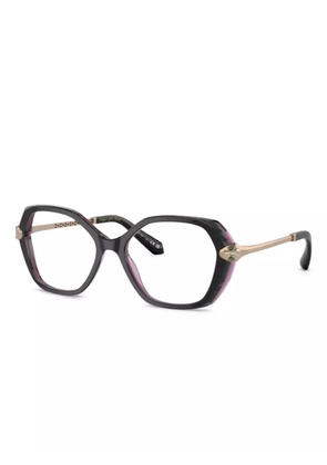Bvlgari Vista geometric-frame glasses - Purple