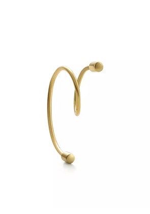 Shihara 18kt yellow gold Twist Curl single earring