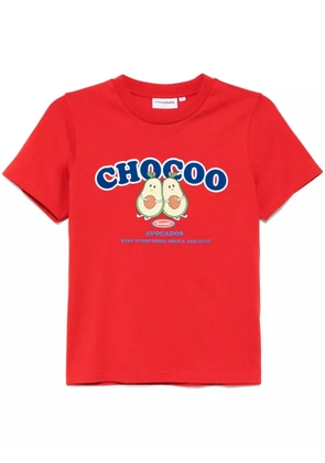 CHOCOOLATE graphic-print T-shirt - Red