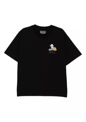 Musium Div. logo-embroidered T-shirt - Black