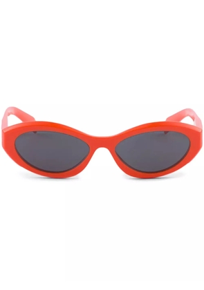 Prada Eyewear Symbole oval-frame sunglasses - Orange