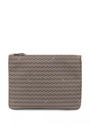 DELAGE Pochette Plate GM clutch bag - Brown