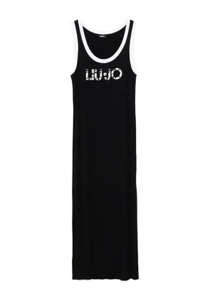 LIU JO logo maxi dress - Black