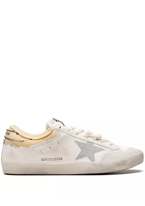 Golden Goose Super-Star Penstar 'White/Silver/Beige' sneakers