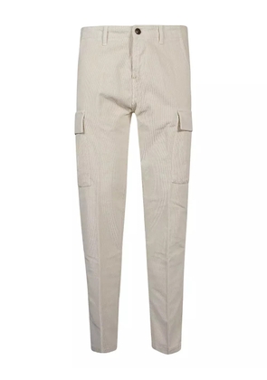 Re-Hash logo-patch trousers - Neutrals