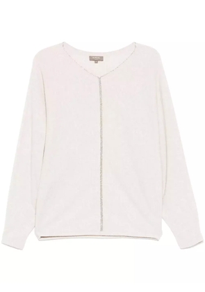 N.Peal Metal Batwing sweater - Grey