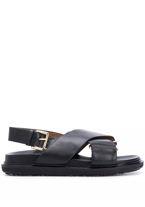 Marni Fussbett criss-cross sandals - Black