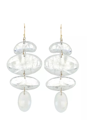 Ten Thousand Things 18kt yellow gold Totem moonstone earrings