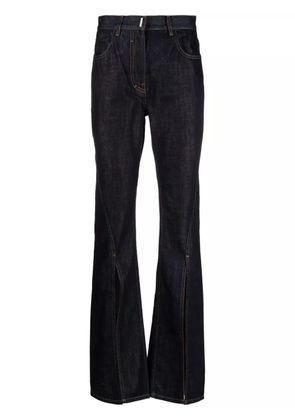 Givenchy front-slit flared jeans - Blue