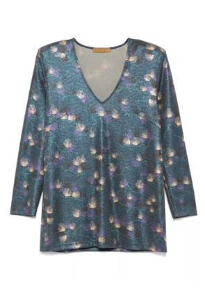 Siyu printed top - Blue