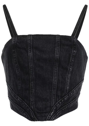 AMIRI corset crop top - Black