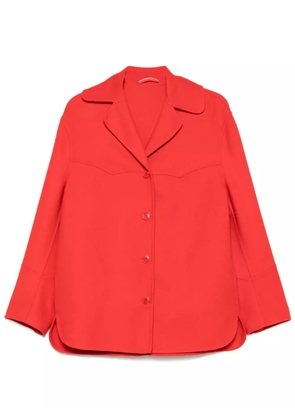 Ermanno Scervino virgin wool coat - Red