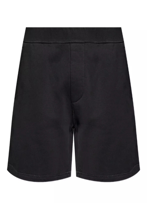DSQUARED2 elastic-waistband cotton shorts - 974 BLACK