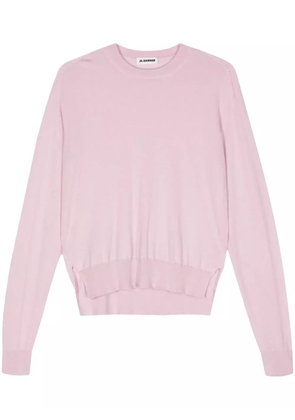 Jil Sander Pre-Owned fine-knit cashmere jumper - Pink