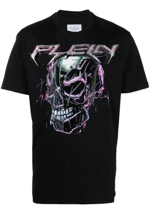 Philipp Plein embellished-logo detail T-shirt - Black