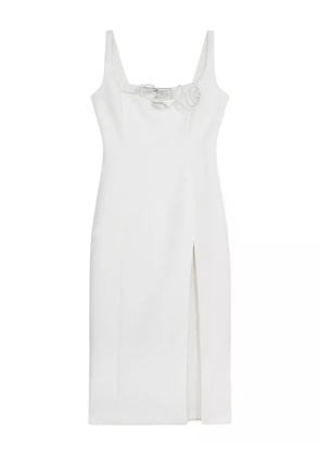 Blumarine cut-out-detail midi dress - White