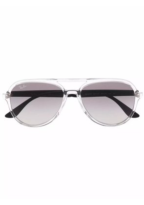 Ray-Ban transparent aviator sunglasses - Neutrals