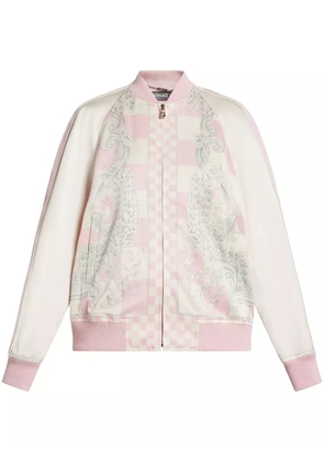 Versace Barocco-print bomber jacket - Pink