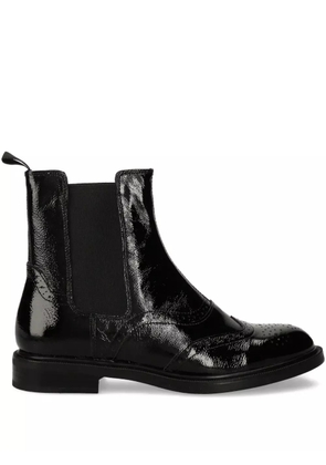 VAGABOND 30mm Amina patent leather Chelsea boots - Black