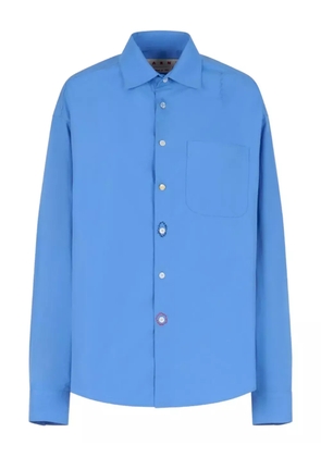 Marni button-up long-sleeve shirt - Blue