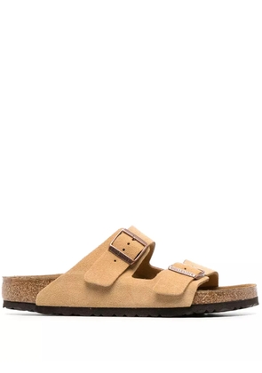 Birkenstock Arizona 'Suede Leather-Latte Cream' - Neutrals