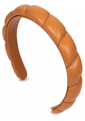 Jennifer Behr Hadley quilted headband - Brown