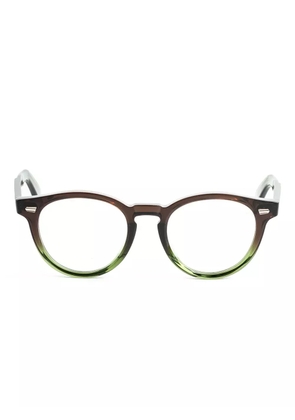 Cutler & Gross round-frame glasses - Green